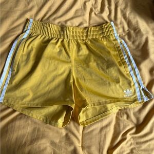 Adidas Yellow Athletic Shorts